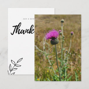 Thistle Hartelijk dank Noteer Kaart