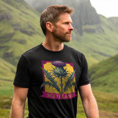 Thistle in Antiek Renaissance stijl aangepaste tek T-shirt