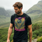 Thistle in Antiek Renaissance stijl aangepaste tek T-shirt