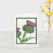 Thistle Kaart (Gele Bloem)