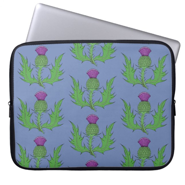 Thistle Laptop Sleeve (Voorkant)