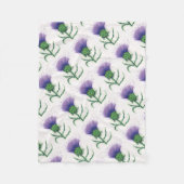 Thistle met een touw van tartan fleece deken (Voorkant)