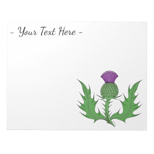 Thistle Notitieblok (Voorkant)