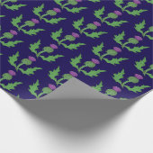 Thistle (on Blue) Cadeaupapier (Hoek)