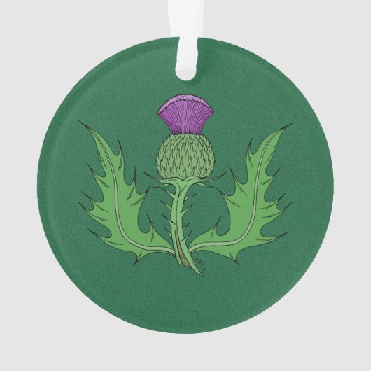 Thistle Ornament (achterkant)