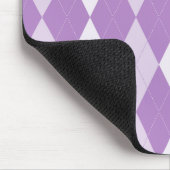 Thistle Paarse Argyle Bleek Violet Small Diamond Muismat (Hoek)