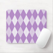 Thistle Paarse Argyle Bleek Violet Small Diamond Muismat (Met muis)