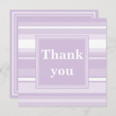 Thistle paarse bedankkaart (Voorkant / Achterkant)