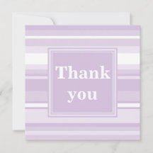 Thistle paarse bedankkaart
