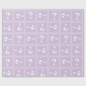 Thistle paarse mysterie cadeaupapier (Vlak)