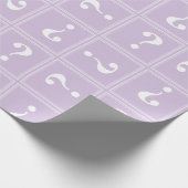 Thistle paarse mysterie cadeaupapier (Hoek)