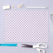 Thistle Paarse poka Dots Circles Tissuepapier (Craft)