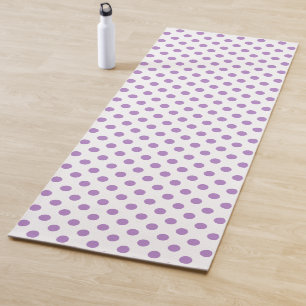 Thistle Paarse poka Dots Circles Yogamat