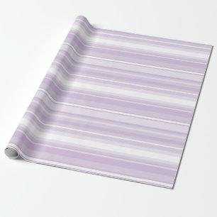 Thistle paarse strepen cadeaupapier