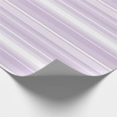 Thistle paarse strepen cadeaupapier (Hoek)