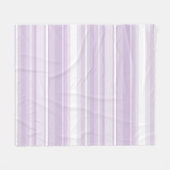 Thistle paarse strepen fleece deken (Voorkant (Horizontaal))