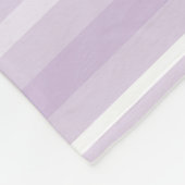 Thistle paarse strepen fleece deken (Hoek)
