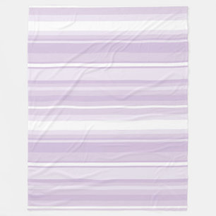 Thistle paarse strepen fleece deken