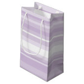 Thistle paarse strepen klein cadeauzakje (Achterkant Gekanteld)