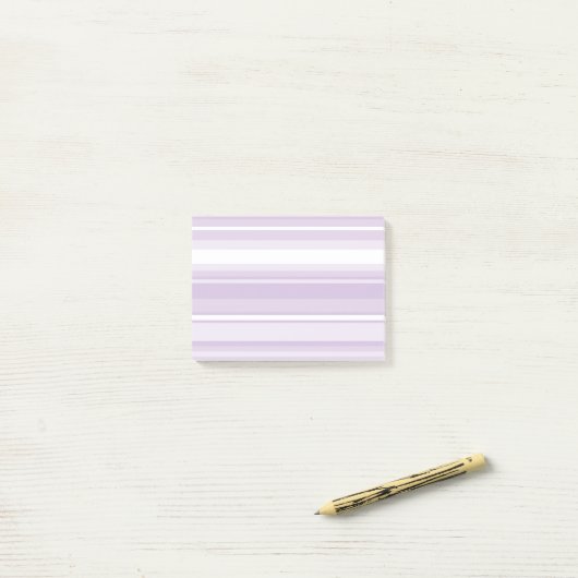 Thistle paarse strepen post-it® notes (Op bureau)