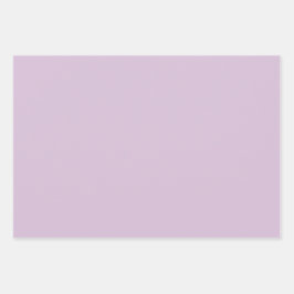 Thistle Pastel Periwinkle Paarse tinten 3 tinten Inpakpapier Vel