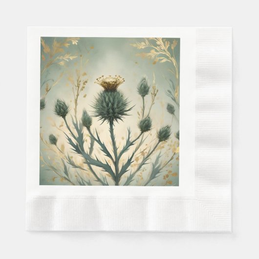 Thistle Print Papieren servet (Voorkant)