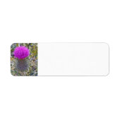 Thistle Return Address Label (Voorkant)