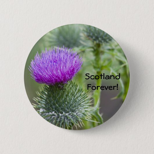 Thistle Ronde Button 5,7 Cm (Voorkant)