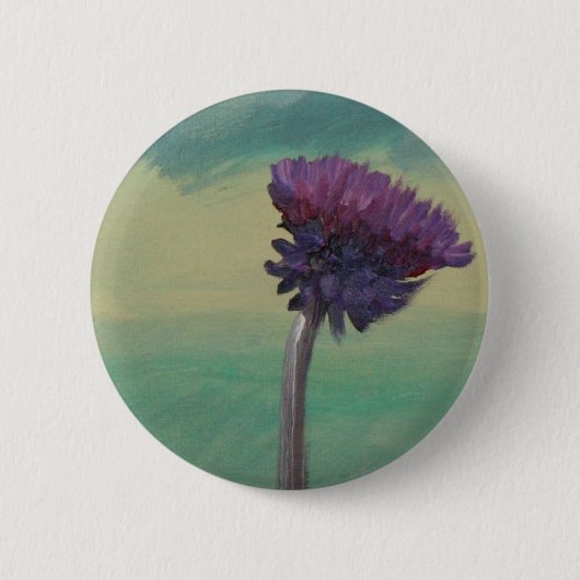 "Thistle" Ronde Button 5,7 Cm (Voorkant)