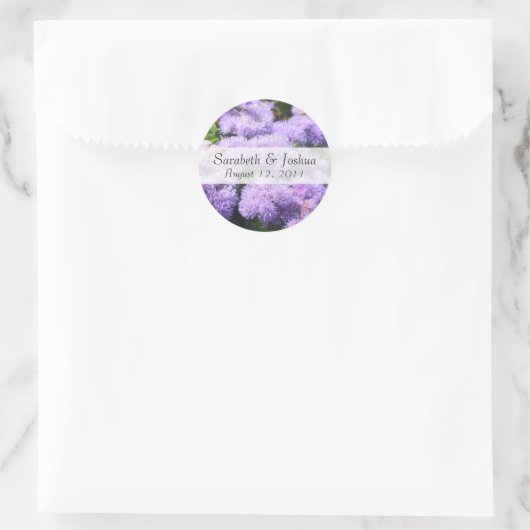Thistle Save the Date Sticker (Tas)