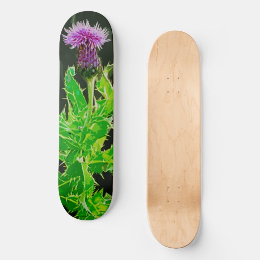 Thistle Skatedeck Persoonlijk Skateboard (Voorkant)