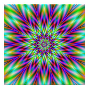 Thistle Star De Zazzle Perfect Poster