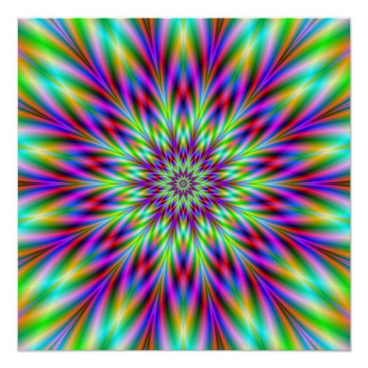 Thistle Star De Zazzle Perfect Poster (Voorkant)