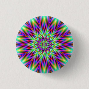Thistle Star Ronde Button 3,2 Cm