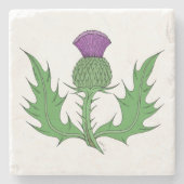 Thistle Stenen Onderzetter (Voorkant)