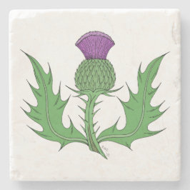 Thistle Stenen Onderzetter