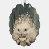 Thistle the Hedgehog | Woodland Whimsy Ornament Kaart (Links)
