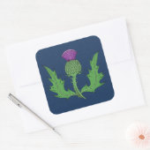 Thistle Vierkante Sticker (Envelop)
