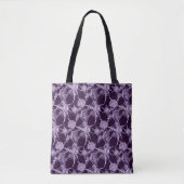 THISTLE violet bloempatroon Tote Bag (Voorkant)