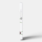 Thistle violette bloemen Case-Mate iPhone case (Achterkant / Links)