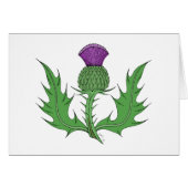 Thistle Wenskaart (Voorkant Horizontaal)