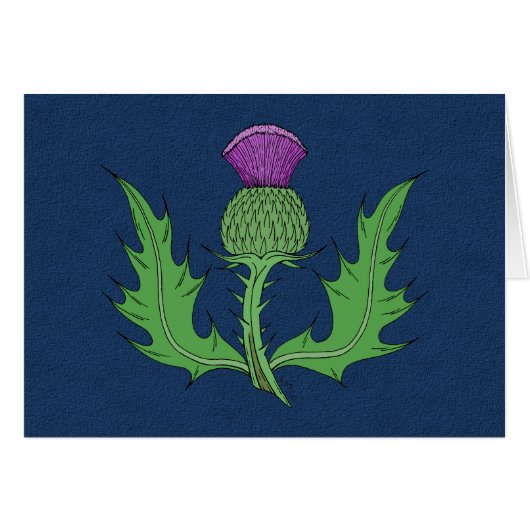 Thistle Wenskaart (Voorkant Horizontaal)