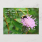 Thistle Wildflower Briefkaart (Voorkant)