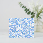 Thistle, William Morris Briefkaart (Staand voorkant)