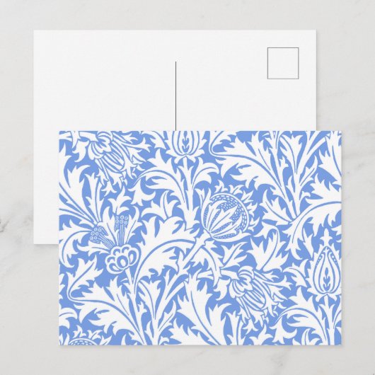 Thistle, William Morris Briefkaart (Voorkant / Achterkant)