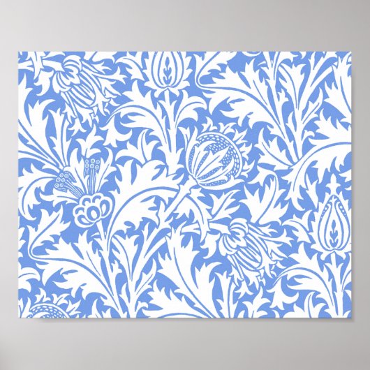Thistle, William Morris Poster (Voorkant)