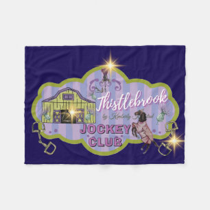 THISTLEBROOK JOCKEY CLUB Fleece Dekbed Deken