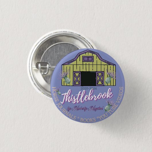 THISTLEBROOK MERK lint knop Ronde Button 3,2 Cm (Voorkant /achterkant)