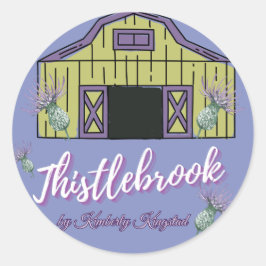 Thistlebrook merk  ronde sticker