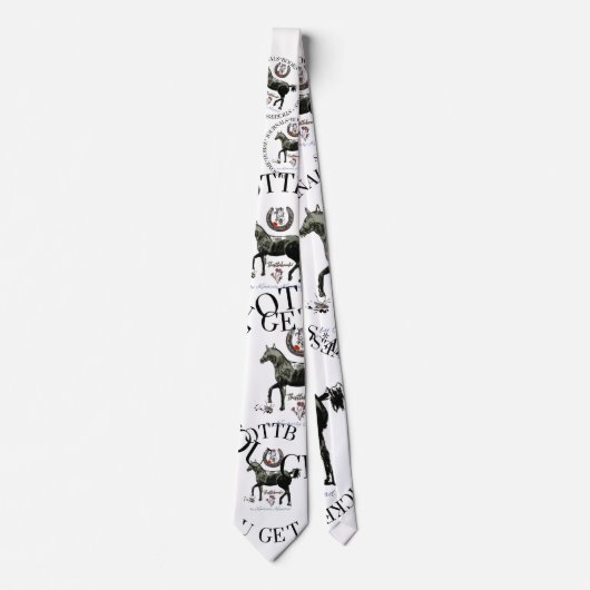 Thistlebrook Merk stropdas Super leuke distels en  (Voorkant)